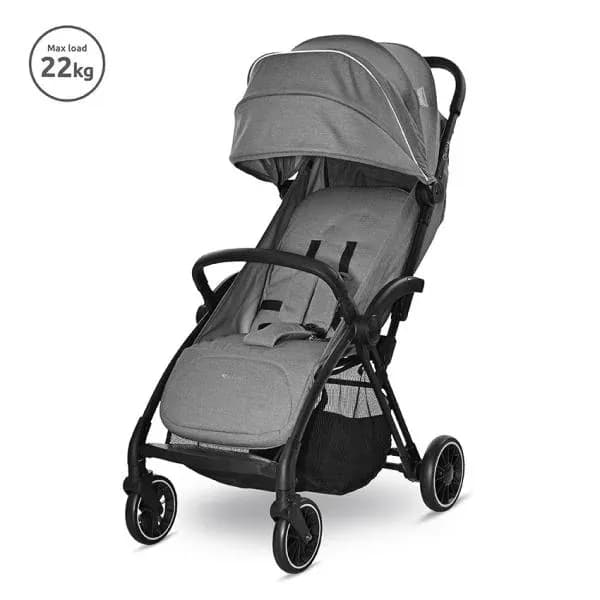 Carucior sport autofold Quick, de la 0 luni pana la 4 ani, maxim 22 kg, Gri