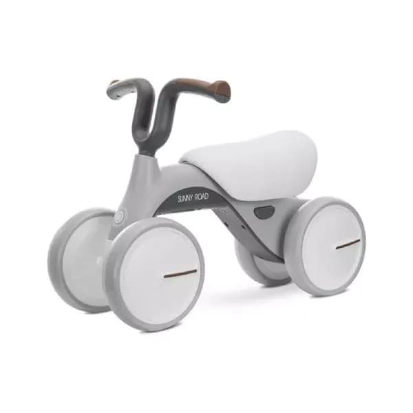 Bicicleta de echilibru, Sunny Road, 12-36 luni, scaun reglabil, lumini si muzica, Grey