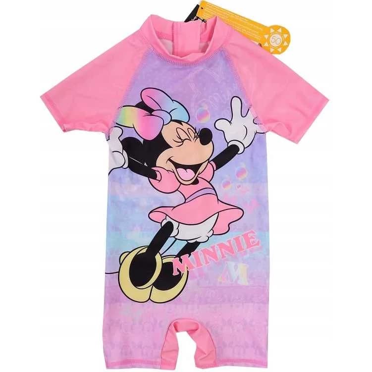 Costum de baie UV cu maneci scurte si fermoar Minnie EPLUSM EPMMF5244A530