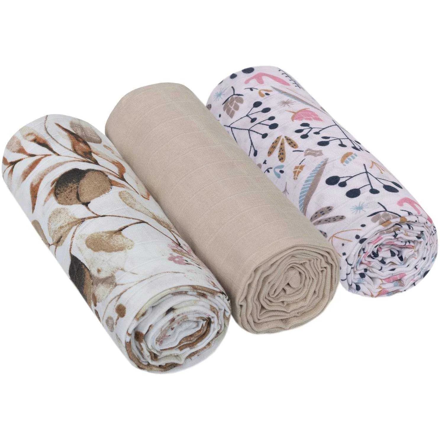 Set 3 scutece din muselină Infantilo IF19192