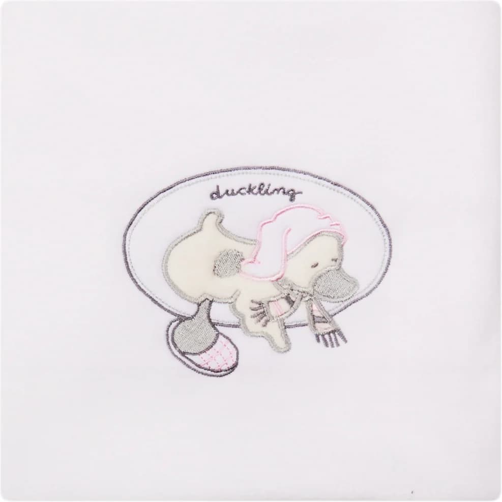 Păturică bebeluși cu Broderie Polar Fleece 90 x 80 cm Womar Zaffiro PT-PF-01