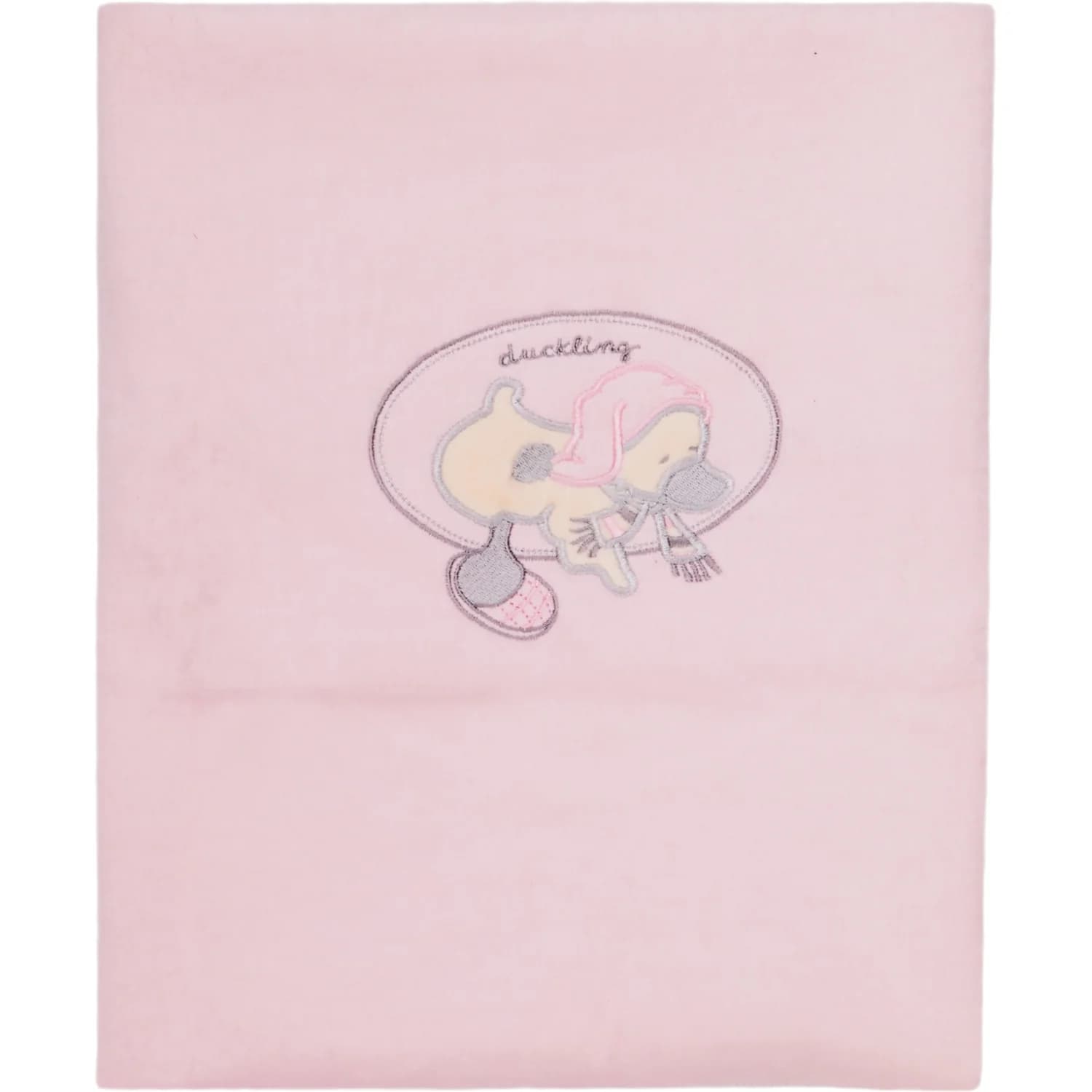 Păturică bebelusi cu Broderie Polar Fleece 90 x 80 cm Womar Zaffiro PT-PF-01