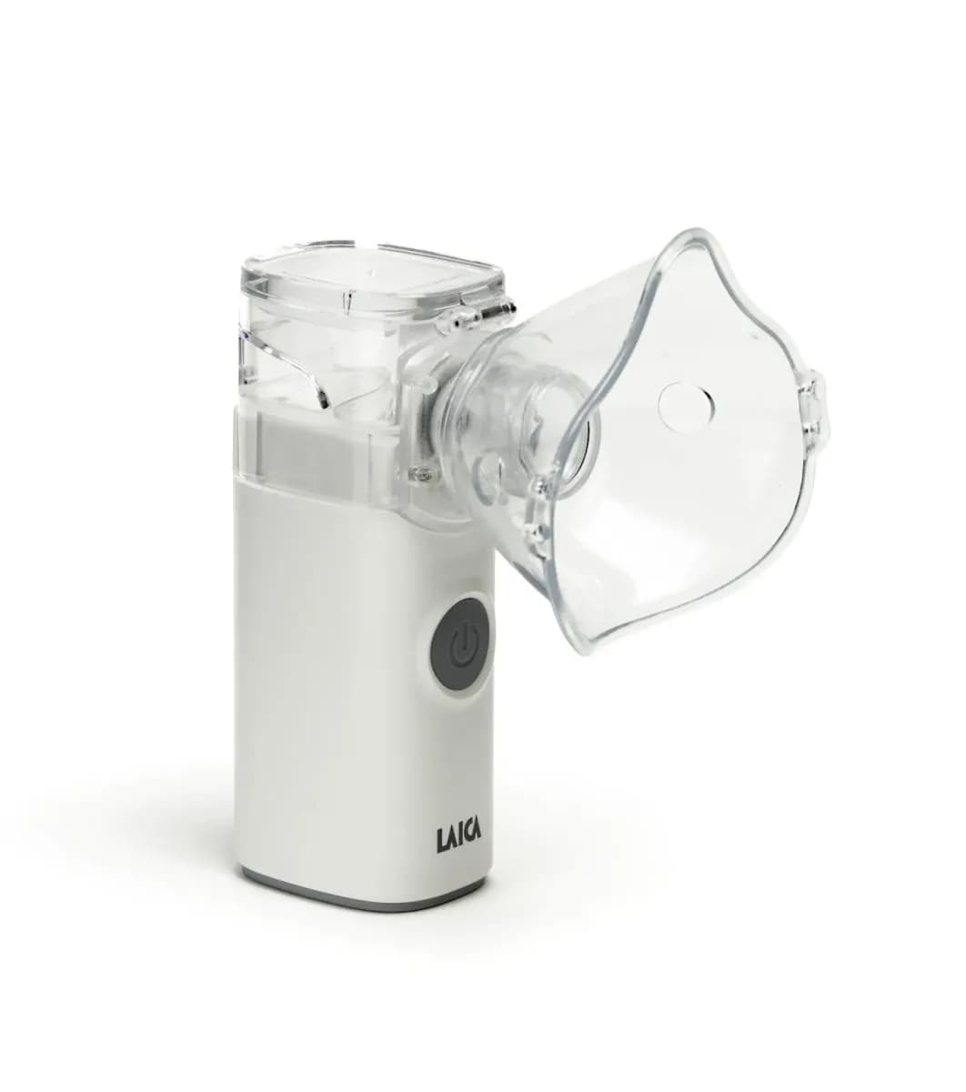 NOU: Aparat de aerosoli portabil Laica NE1012, silentios, copii si adulti, reincarcabil la USB