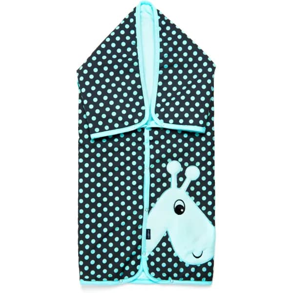 Păturică multifunctională cu broderie Girafa Womar Zaffiro AN-OWZF-04GR