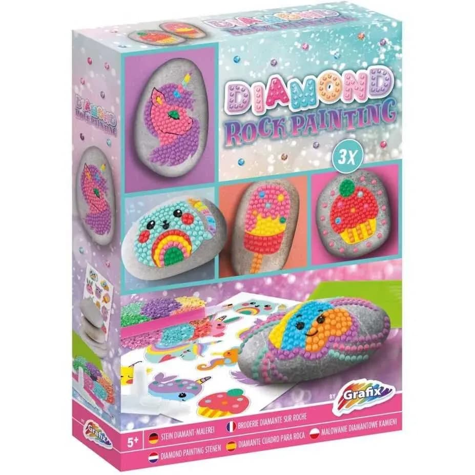 Set pictura pe pietre Diamond Rock Painting Grafix GR200059