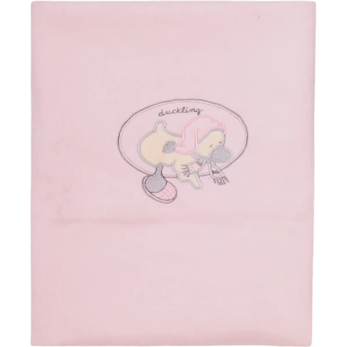 Păturică bebelusi cu Broderie Polar Fleece 90 x 80 cm Womar Zaffiro PT-PF-01