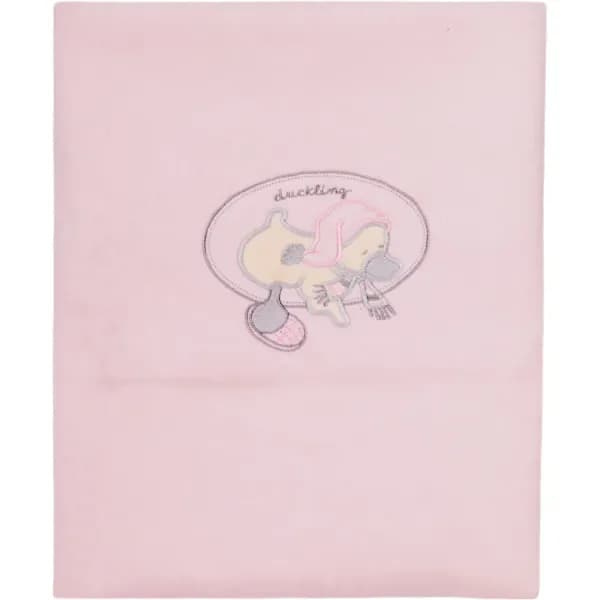 Păturică bebelusi cu Broderie Polar Fleece 90 x 80 cm Womar Zaffiro PT-PF-01