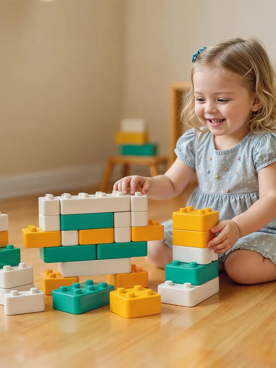 Cuburi gigant - Pastel (48 piese)