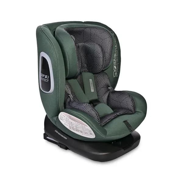 Scaun auto Phoenix, i-Size, Isofix, rotativ, de la 0 luni pana la 12 ani, 40-150 cm, Verde Pine