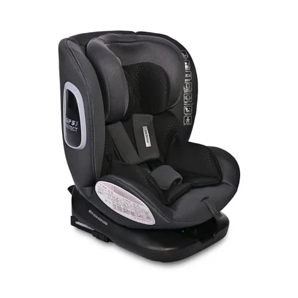 Scaun auto Phoenix, i-Size, Isofix, rotativ, de la 0 luni pana la 12 ani, 40-150 cm, Negru Jasper