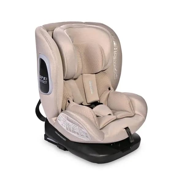 Scaun auto Phoenix, i-Size, Isofix, rotativ, de la 0 luni pana la 12 ani, 40-150 cm, String Bej