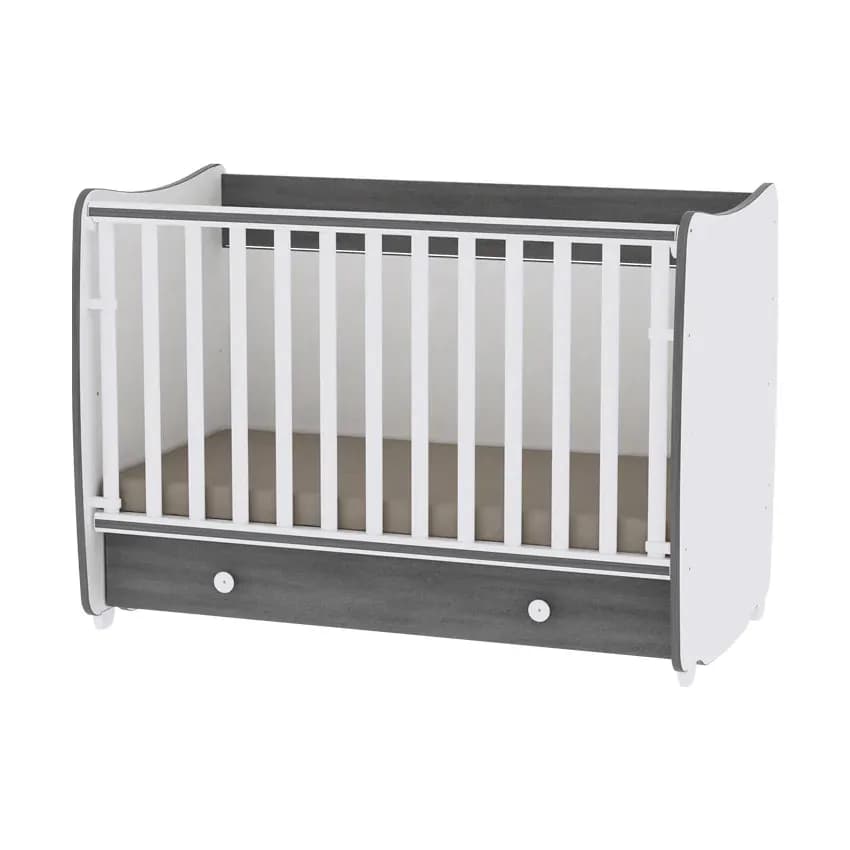 Mobilier Dream New 60x120, White & Vintage Gray