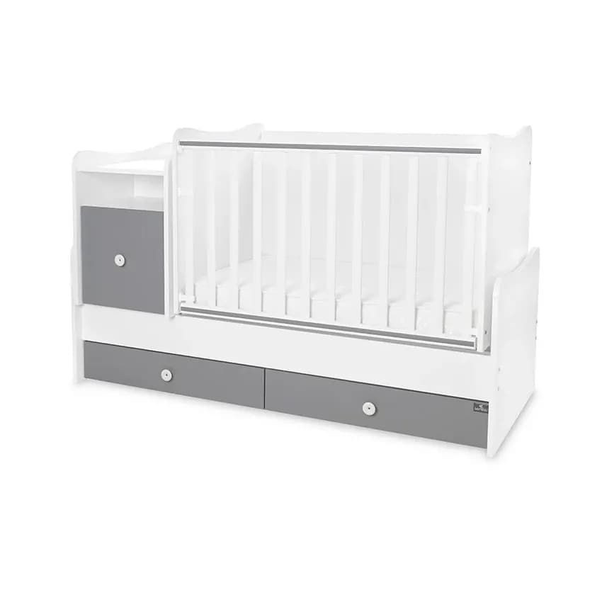 Mobilier multifunctional, Trend Plus, 167 x 72 x 105 cm, transformabil, Trio White Stone Grey