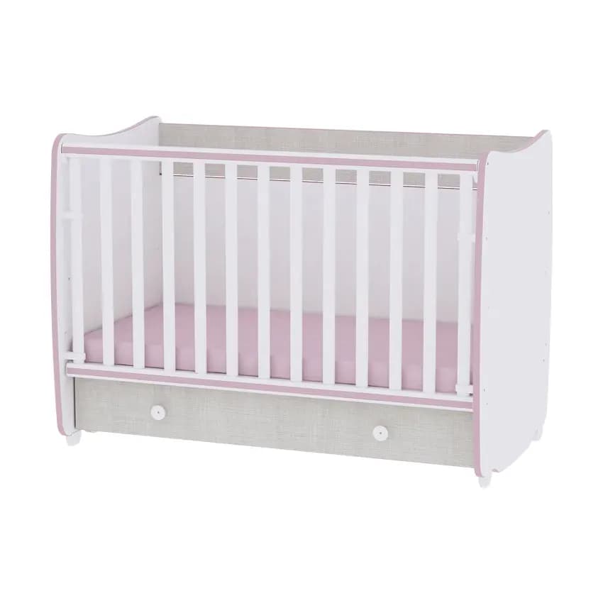 Mobilier Dream New 60x120, White & Pink Crossline