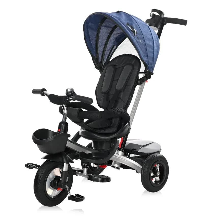 Tricicleta pentru copii, Zippy Air, control parental, 12-36 luni, Sappihre