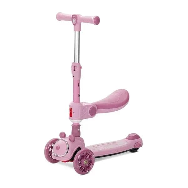 Trotineta pliabila, cu sezut pliabil, Swiftie, pana la 50 kg, Pink