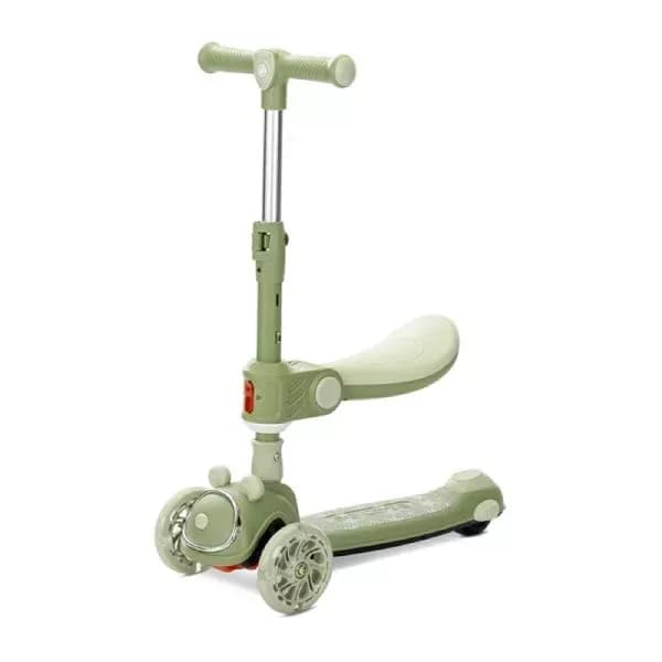 Trotineta pliabila, cu sezut pliabil, Swiftie, pana la 50 kg, Green