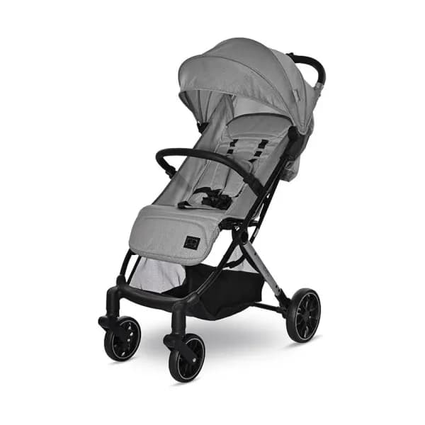 Carucior sport Ribera, tip troler, de la 0 luni pana la 3 ani, maxim 15 kg, dimensiuni compatibile avion, Gri Icy
