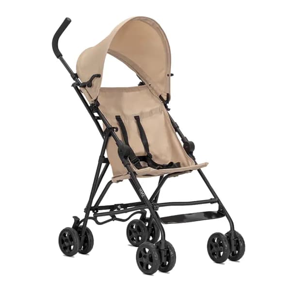 Carucior sport, Vaya, ultra light, manere ergonomice, roti spate cu frana sincronizata, pana la 22 kg, 6 luni+, Beige