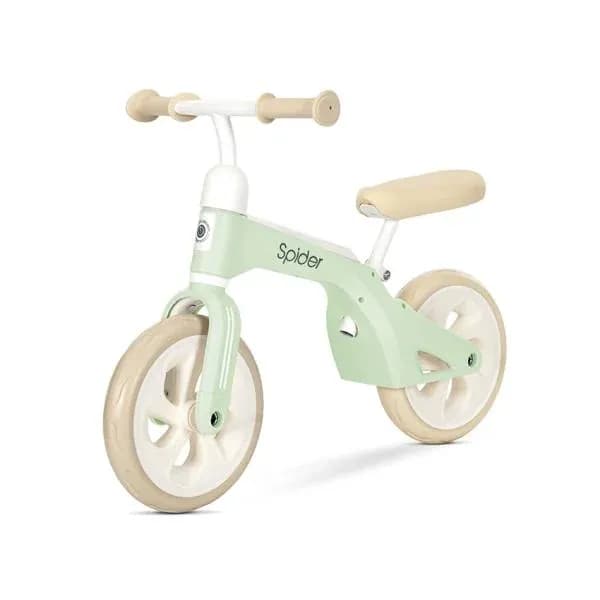 Bicicleta de tranzitie pentru copii, Spider, fara pedale, roti mari, Mint
