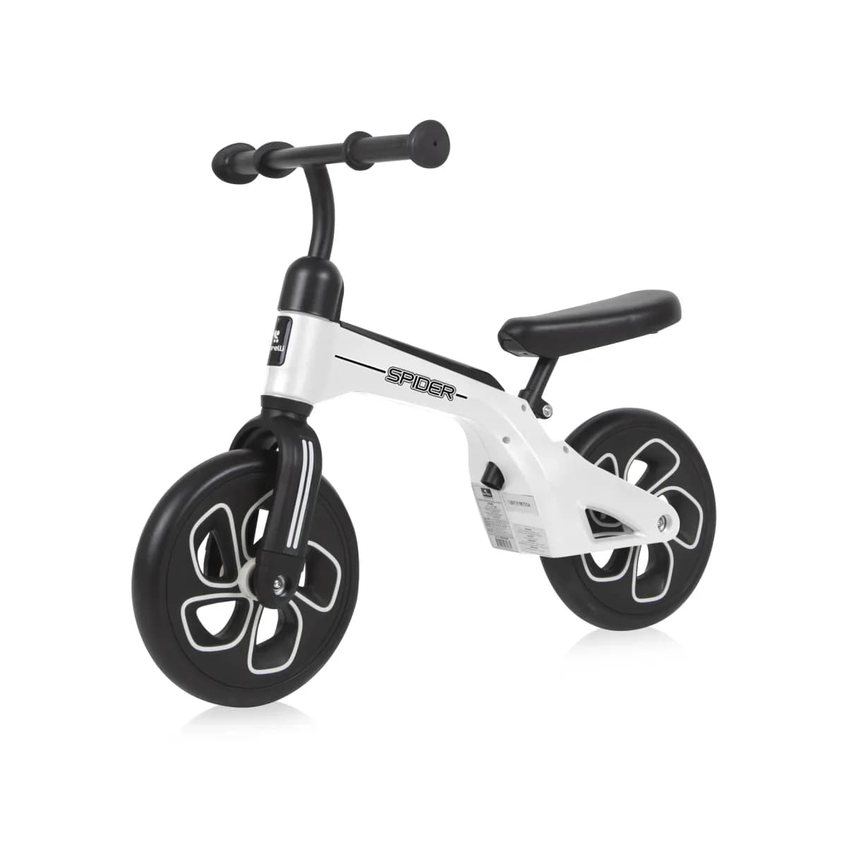 Bicicleta de tranzitie 2in1, Spider, fara pedale, roti mari, White