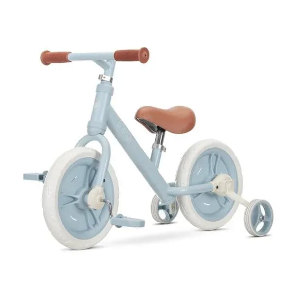 Bicicleta de tranzitie 2in1, Energy, cu pedale si roti auxiliare, 2-5 Ani, Blue
