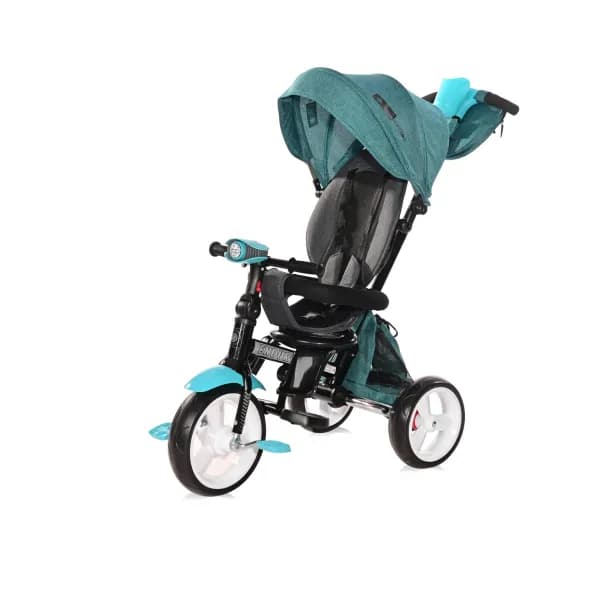 Tricicleta multifunctionala 4in1, Enduro, scaun rotativ, Green Luxe