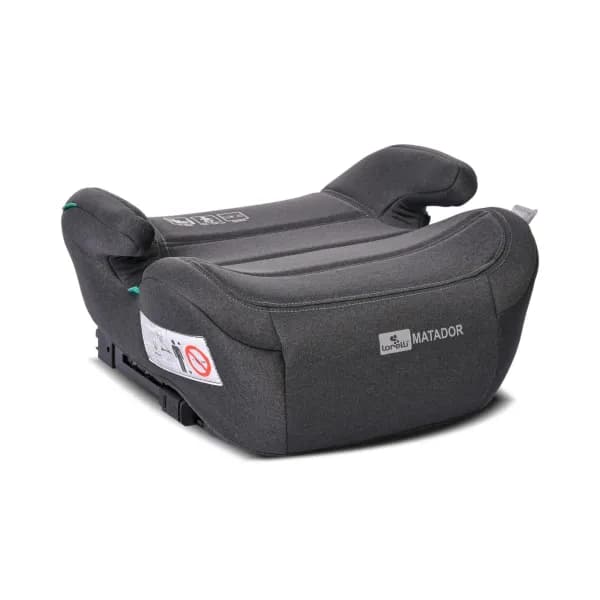 Inaltator auto, Matador, i-Size Isofix, 6-12 Ani, 125-150 cm, Black Jasper