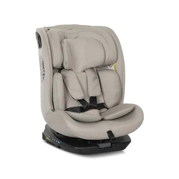 Scaun auto pentru copii, Rodeo, i-Size, Isofix, rotativ, 0 luni-12 ani, 40-150 cm, Beige
