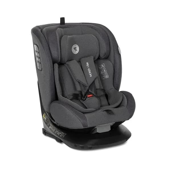 Scaun auto pentru copii, Monza, i-Size, Isofix, rotativ, anti rebound bar, rotativ, 40-150 cm, Grey