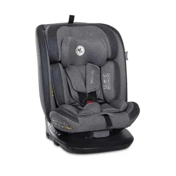 Scaun auto pentru copii, Imola, i-Size, Isofix, rotativ, 0 luni-12 ani, 40-150 cm, Grey