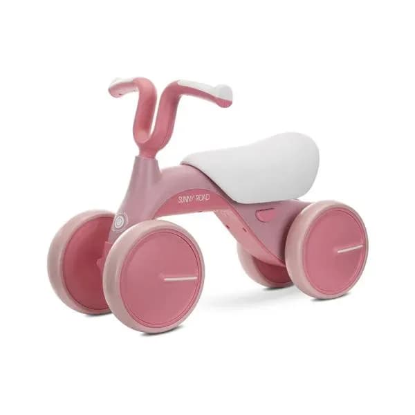 Bicicleta de echilibru, Sunny Road, 12-36 luni, scaun reglabil, lumini si muzica, Pink
