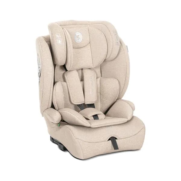 Scaun auto pentru copii, Rio, Isofix, 76-150 cm, 15 Luni-12 Ani, tetiera reglabila prin mecanism, Beige new