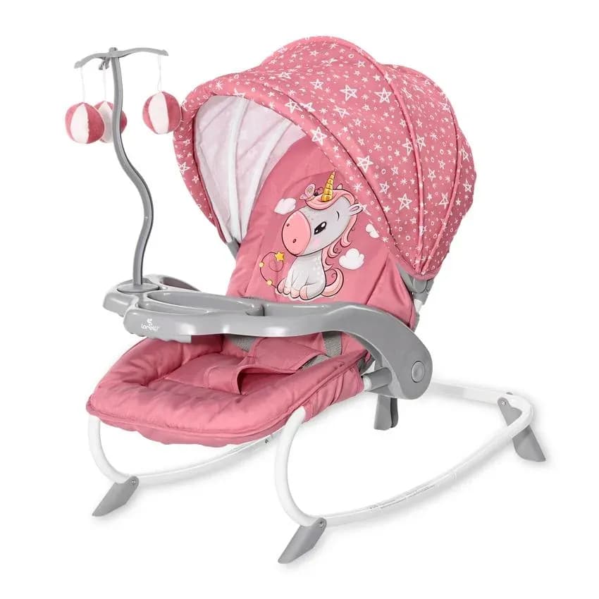 Fotoliu balansoar, Dream Time, Rose Velvet Unicorn