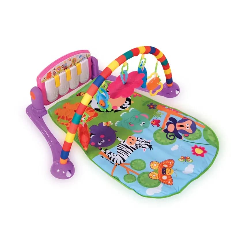 Saltea de activitate, Play Gym, 77x52 cm, Pink — imaginea 1
