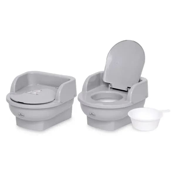 Minitoaleta pentru copii, 9 luni+, Zebra Grey