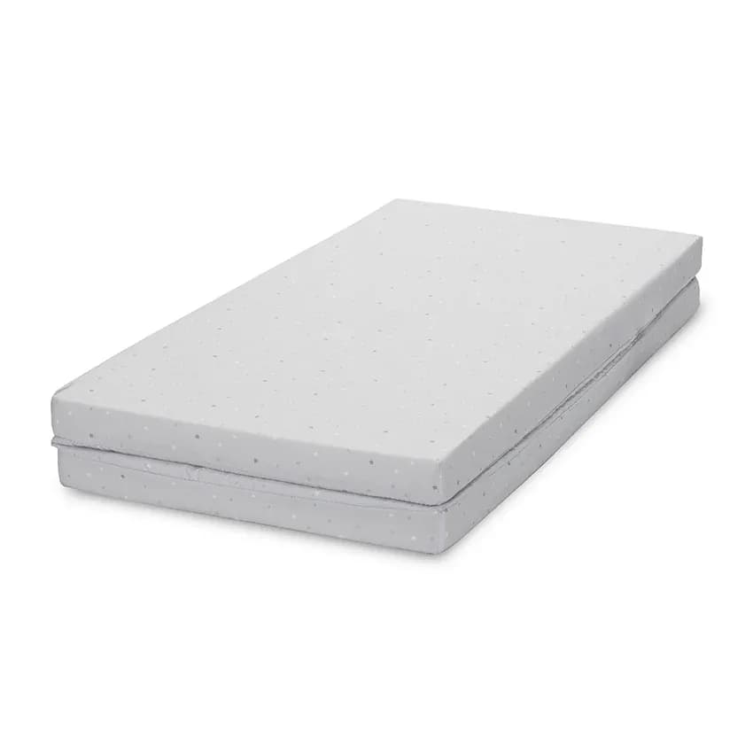 Saltea pliabila pentru tarc copii, Classic, 94 x 94 x 5 cm, din spuma, Sky Grey