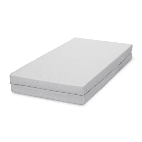 Saltea pliabila pentru tarc copii, Classic, 94 x 94 x 5 cm, din spuma, Sky Grey
