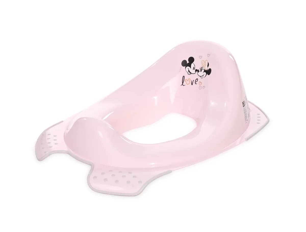 Reductor anatomic pentru toaleta DISNEY, Girl Love Light Pink