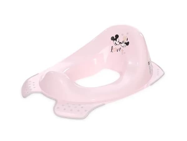Reductor anatomic pentru toaleta DISNEY, Girl Love Light Pink
