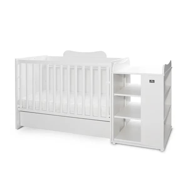 Patut modular multifunctional, 5 confirgurari diferite, 190 x 72 cm, Multi, White