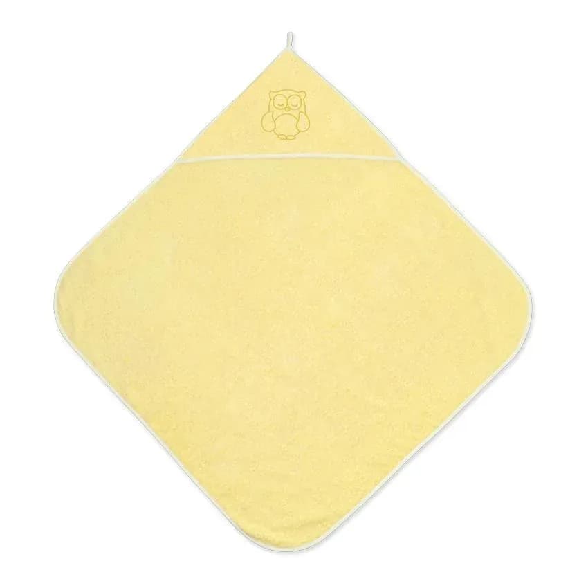 Prosop bebe cu gluga, 80x80 cm, Yellow