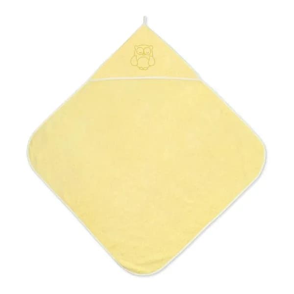 Prosop bebe cu gluga, 80x80 cm, Yellow