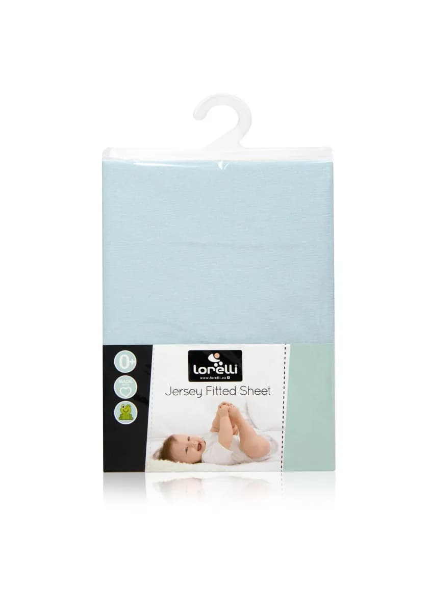 Cearsaf pat jersey, 60 x 120 cm Blue