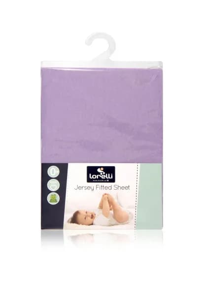 Cearsaf pat jersey, 60 x 120 cm Purple