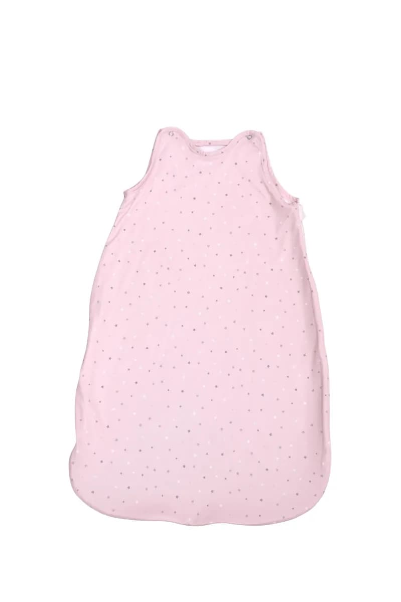 Sac de dormit de vara, 95 cm, bumbac ranforce Pink Sky