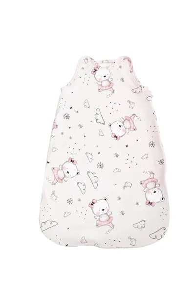 Sac de dormit de vara, 95 cm, bumbac ranforce, Ballerina Bear