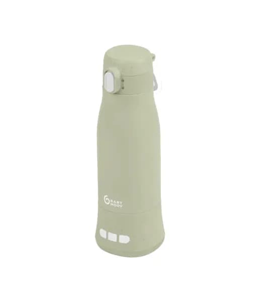 Babymoov - Moov & Feed Incalzitor de biberoane portabil si reincarcabil, Sage Green