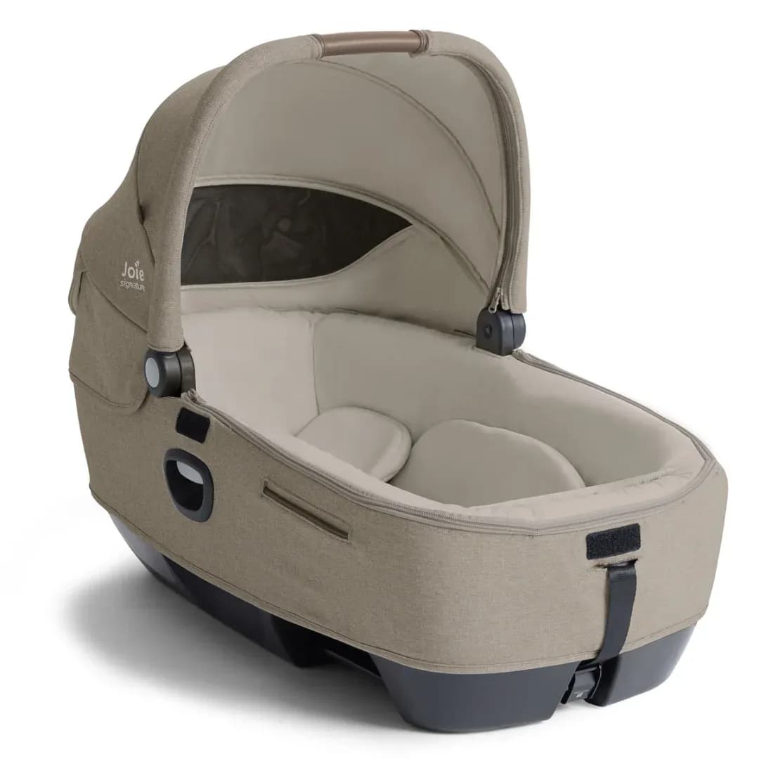 Joie - Landou auto Calmi R129 Signature Sandstone, 40-70 cm, testat ADAC si certificat R129