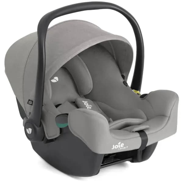 Joie - Scoica auto i-Snug 2 cu tetiera reglabila, 40-75 cm, Quartz, testata ADAC si certificata R129